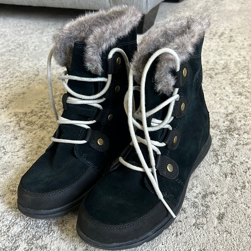 Sorel Black Winter Boots
